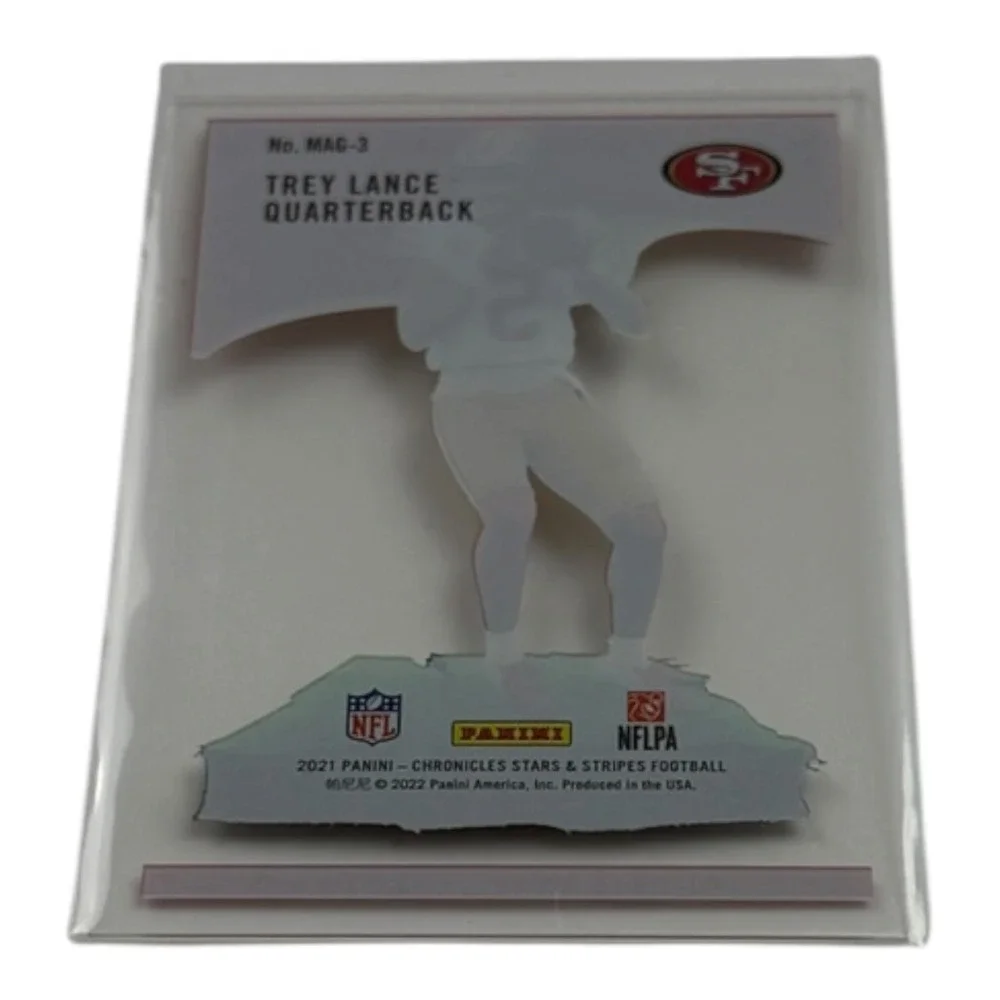 2021 Panini Chronicles Trey Lance Magnitude RC Acetate Rookie Card MAG-3 49ers
